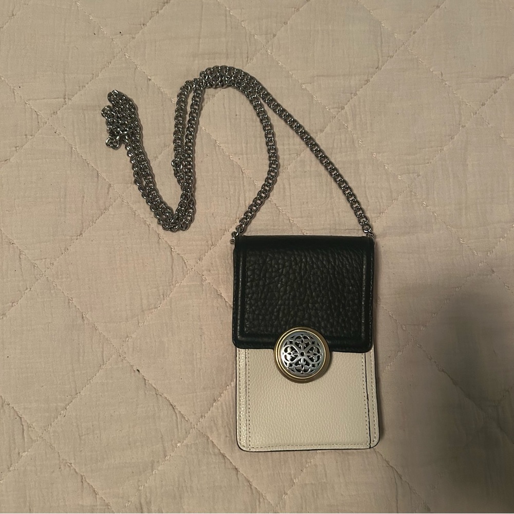 Brighton Black and White Crossbody Bag